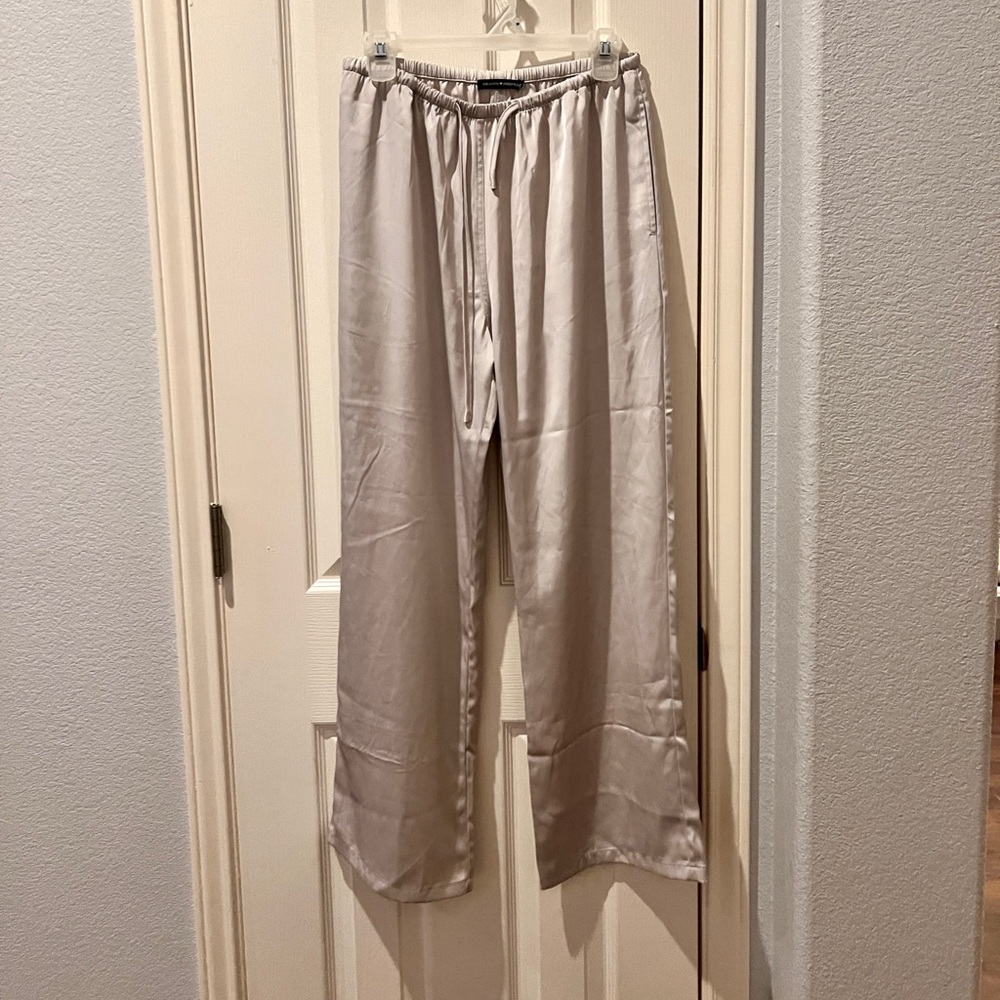 brandy melville satin tie pants